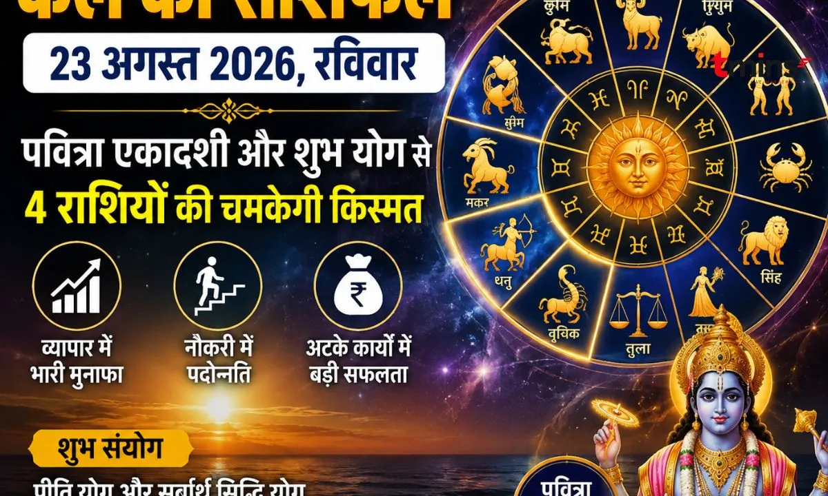 Kal Ka Rashifal 23 August: 4 राशियों को धन लाभ