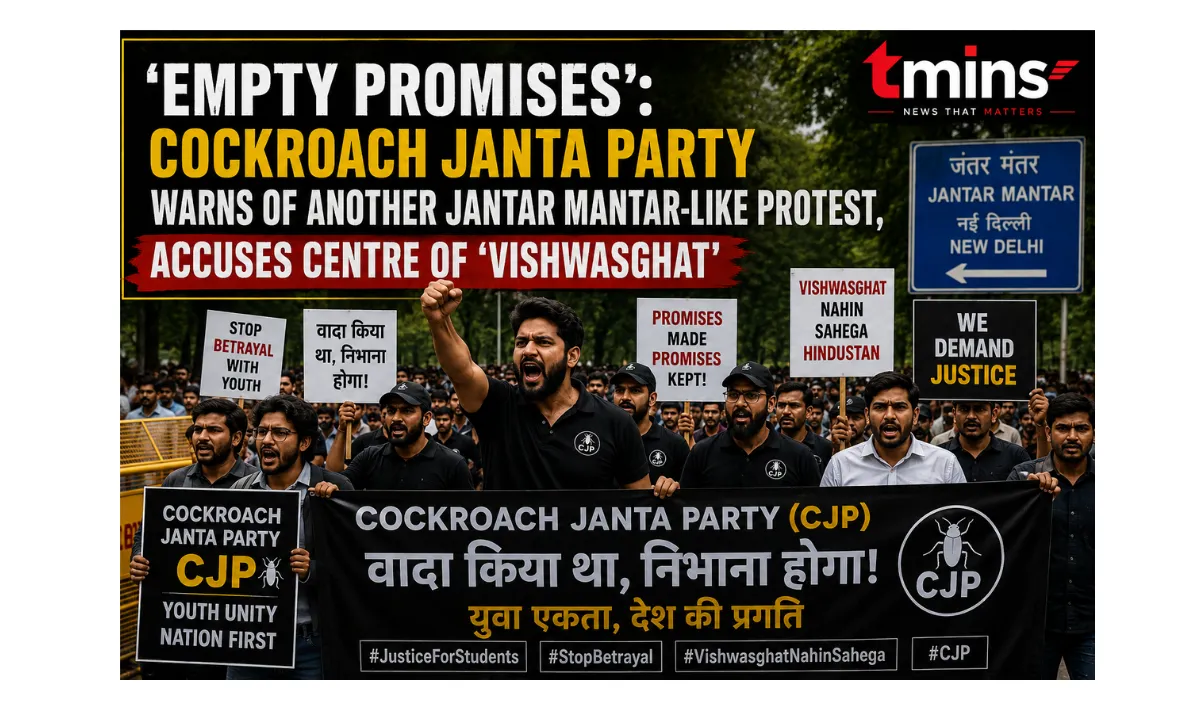 ‘Empty Promises’: Cockroach Janta Party Warns of Fresh Jantar Mantar-Like Protest